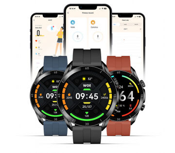 De FlinQ Spectrum Smartwatch is verkrijgbaar in 3 kleuren.