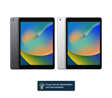 De Refurbished Apple iPad 2021 Wifi is verkrijgbaar in grijs en zilver.